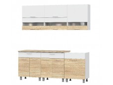 Кухонный комплект Ультра 2,0 м, стол дуб винтенберг