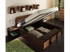 Кровать с подъемным механизмом Hyper 1 180х200, венге/палисандр