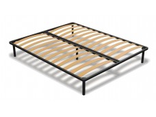 Кровать с ортопедическим основанием Дели 160х200, дуб сонома/шоколад