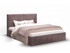 Кровать с ортопедическим основанием Сити 160х200, серо-фиолетовый