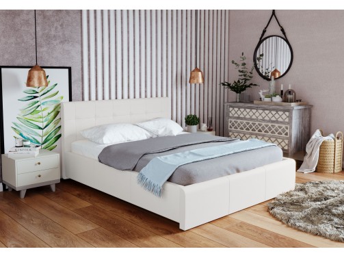 Кровать с латами Изабелла 180х200, белый