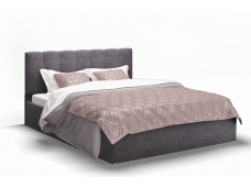 Кровать с подъемным механизмом Элен 120х200, серый