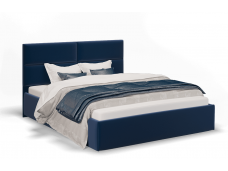 Кровать с ортопедическим основанием Сити 160х200, синий