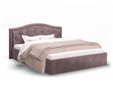 Кровать с ортопедическим основанием Стелла 120х200, серо-фиолетовый
