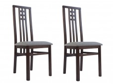Комплект стульев Токио, орех/бежевый