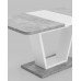 Стол Vector 120-160*80 бетон/белый