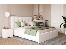 Кровать с подъемным механизмом Касабланка 160х200, белый