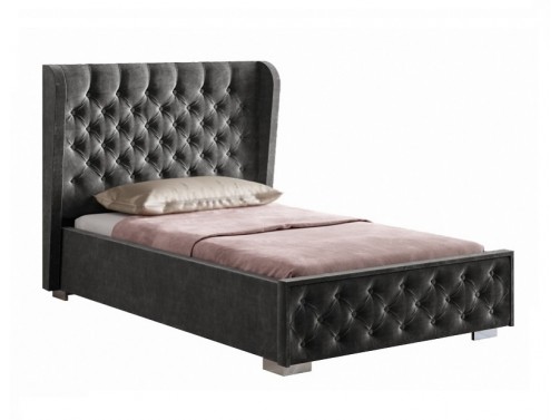 Кровать с подъемным механизмом Франческа 140х200, серый