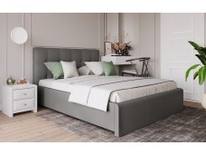 Кровать с подъемным механизмом Касабланка 160х200, серый