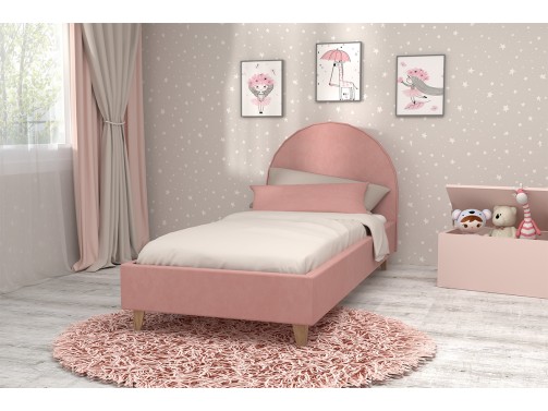 Кровать арт. 014, цвет Розовый