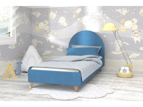 Кровать арт. 014, цвет Синий