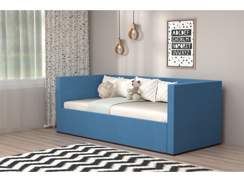 Кровать 0,9 арт. 030, цвет Синий